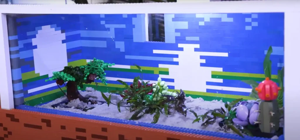 How to build a lego fish tank